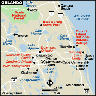 Orlando AttractionsMap